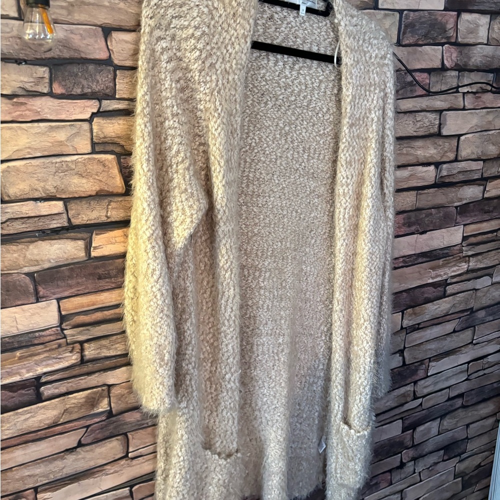 Chelsea & Theodore Cream Cardigan Sweater